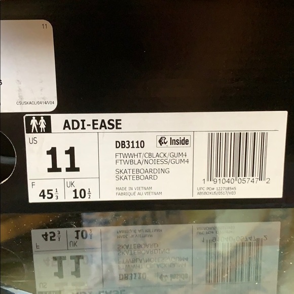 Adidas Adi-Ease All Whites - Picture 4 of 4